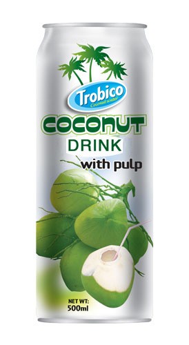 500ml Canned Coconut Drink with Pulp